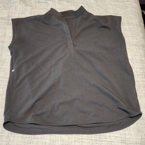 Figs Charcoal Scrub Top